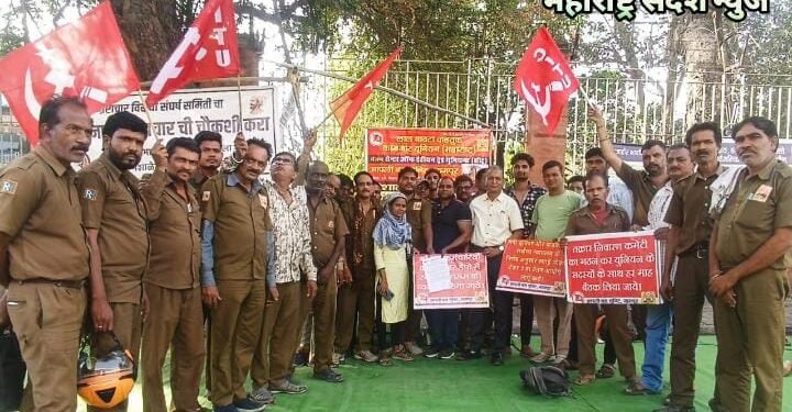 अपाली बस कर्मचारियों द्वारा औद्योगिक कार्रवाई और हड़ताल की सूचना, संविधान चौक पर एक दिवसीय आंदोलन.