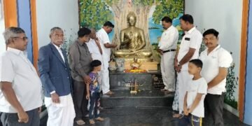 बौद्ध धम्म संस्कार संघ श्रावस्ती विहार सांगली येथे चंद्रकांत चौधरी यांचे महामंगल सुत्त आणि त्याचे महत्त्व याविषयावर धम्मदेशना संपन्न.