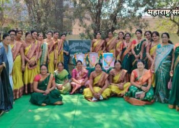 राजुरा येथे तेली समाजातील महिलांनी उत्साहात साजरा केला महिला दिन.