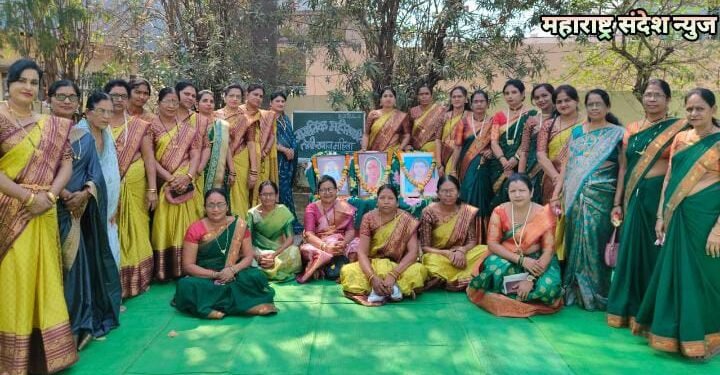 राजुरा येथे तेली समाजातील महिलांनी उत्साहात साजरा केला महिला दिन.