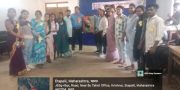 _भगवंतराव महाविद्यालय एटापल्ली येथे निरोप समारंभ संपन्न_.