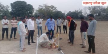 शिवराय स्पोर्टिंग क्लब मुरादपूर समुद्रपूर द्वारा टेनिस बॉल ग्रामीण क्रिकेट स्पर्धा आयोजित.