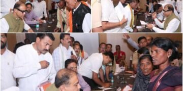 शेकडो नागरिकांचे जनता दरबारातून समाधान पालकमंत्री डॉ. भोयर यांनी परंपरा कायम ठेवली, जिल्हातून नागरिकांची तोबा गर्दी.