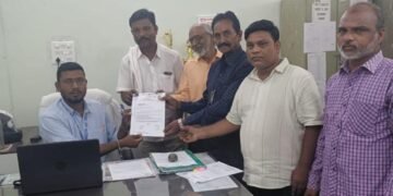 बल्लारपूर नगर पालिका तर्फे नियमानुसार व्हावे बाजार कर वसुलीचे कार्य वंचित बहुजन आघाडीने केली मागणी.