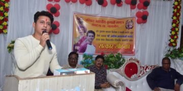 अखिल भारतीय कुणबी समाज संघटना नागभीडच्या वतीने संत तुकाराम महाराज बीजोत्सव व सिनेकलावंत आशिष पाथाडे यांचा सत्कार सोहळा संपन्न.