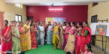 जैन संघटना सावनेरच्या वतीने जागतिक महिला दिवस साजरा, मुक बधिर शाळेतील महिला शिक्षिकांना केले सन्मानित.