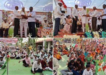 समुद्रपूर येथे परमात्मा एक सेवक मंडळाच्या वतीने मानवधर्माचे भव्य सेवक संमेलन संपन्न.