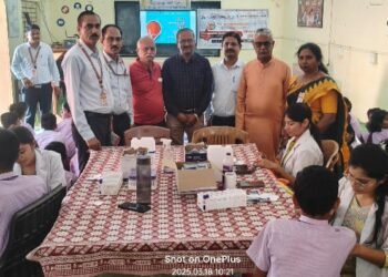 भारत विद्यालय हिंगणघाट येथे विद्यार्थ्यांकरिता मोफत रक्त तपासणी शिबिर संपन्न.