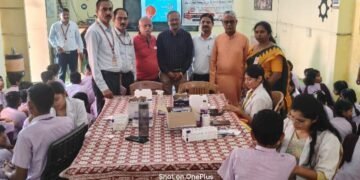 भारत विद्यालय हिंगणघाट येथे विद्यार्थ्यांकरिता मोफत रक्त तपासणी शिबिर संपन्न.