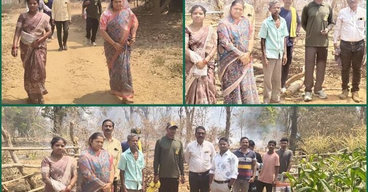 आमदार डॉ. धर्मरावबाबा आत्राम यांच्या आदेशाने वैयक्तिक वन हक्क दावेदारी मोका पंचनामा सुरू