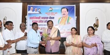 माजी मंत्री आमदार धर्मराव बाबा आत्राम यांच्या उपस्थितीत पदाधिकारी आढाव बैठक व पक्षप्रवेश सोहळा संपन्न.