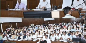 महाराष्ट्र प्रदूषण नियंत्रण मंडळ, सुरजागड इस्पात प्रा. लिमिटेड द्वारा गडचिरोली येथे जनसुनावणी.