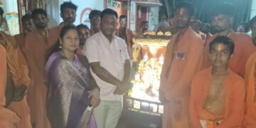 जय श्रीराम’जय जय श्रीराम’जय घोषाणे काल अहेरी नगर धूम धूमले.