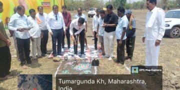 तुमरगुडा येथे एकलव्य मॉडेल रेसिडेन्शिअल स्कूलच्या इमारतीसाठीचे भूमी पूजन संपन्न.