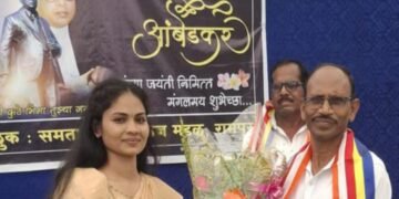 रामपूर येथे डॉ.बाबासाहेब आंबेडकर यांच्या 134 व्या जयंती निमित्त प्रबोधनचा कार्यक्रम संपन्न.