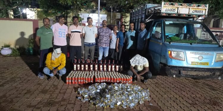 अहेरी पोलिसांची धडक कारवाई…5.98,400/-रु किंमतीचा  मुद्देमाल जप्त.