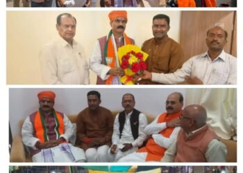 भाजपा सांसद श्री गोपाल जी ठाकुर का चंद्रपुर जिले में प्रथम आगमन पर भव्य स्वागत.