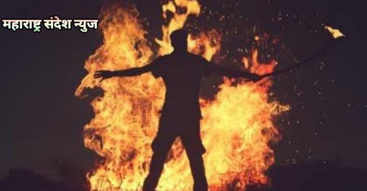 कंपनीच्या वरिष्ठ अधिकाऱ्यांच्या जाचाला कंटाळून खाण सुपरवायजरने केली स्वतःला पेटवून घेत आत्महत्या.