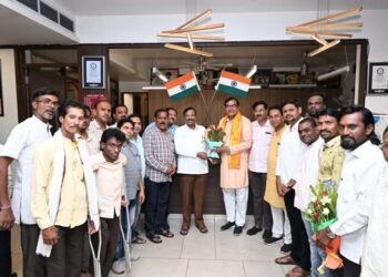 चंद्रपूर भाजपा जिल्हाध्यक्षपदी हरिश शर्मा यांची नियुक्ती.