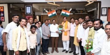 चंद्रपूर भाजपा जिल्हाध्यक्षपदी हरिश शर्मा यांची नियुक्ती.