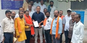 हिंगणघाट शहरात अवैध दारू, सट्टा, वाळू चोरी, MD ड्रग्स बदल शिवसेना (उबाठा) पक्षाच्या वतीने पोलिस निरीक्षक यांना निवेदन.