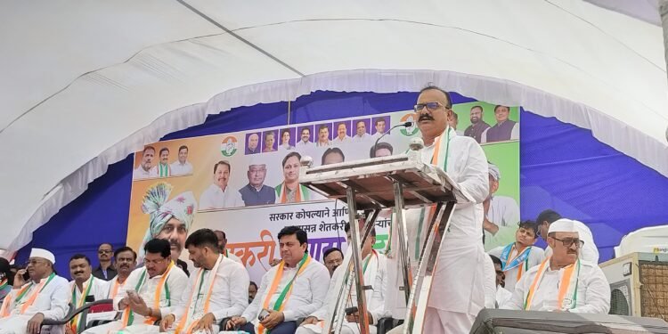 गडचिरोलीत काँग्रेसच्या शेतकरी मेळावा व न्याय पदयात्रेला उत्स्फूर्त प्रतिसाद.