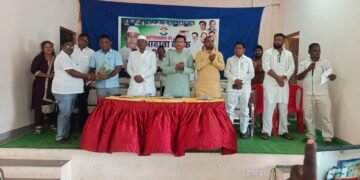 आलापल्ली येथे राष्ट्रीय काँग्रेस पार्टी चे पदाधिकारी व कार्यकर्ता मेळावा.