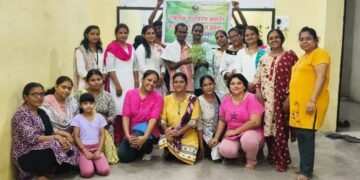 आंतरराष्ट्रीय योग दिवसानिमित्त योग शिक्षकांचा सत्कार, नैसर्गिक पर्यावरण संवर्धन व मानवता विकास संस्था शाखा गडचांदुरचे आयोजन.