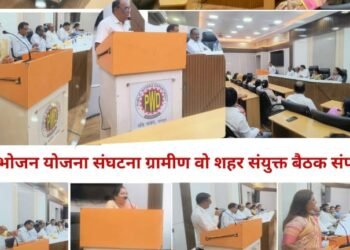 नागपुर शिवभोजन संगठन की और से शिवभोजन योजना के प्रलंबित बिल जल्दी देने की मांग.