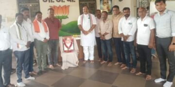 श्यामा प्रसाद मुखर्जी यांची जयंती हिंगणघाट येथे भाजपाच्या वतीने साजरी.