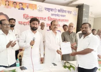 राष्ट्रवादी काँग्रेस शरदचंद्र पवार पक्षाच्या हिंगणघाट शहर कार्याध्यक्ष पदी अमोल बोरकर यांची नियुक्ती.