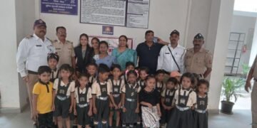 राजुरा येथे रक्षाबंधनाच्या निमित्ताने ब्लॅक डायमंड इंटरनॅशनल प्री-स्कूलने नैतिकतेचा दिला संदेश.