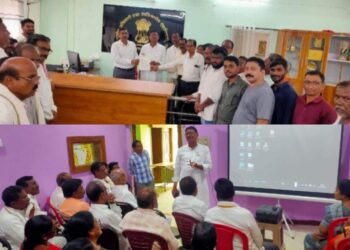 राजुऱ्यात काँग्रेस कार्यकर्त्यांनी जानली ‘मतांच्या चोरी’ची सत्यता: संविधान रक्षणासाठी मत चोरीची चौकशी करण्याबाबत निवडणूक आयोगाला निवेदन.