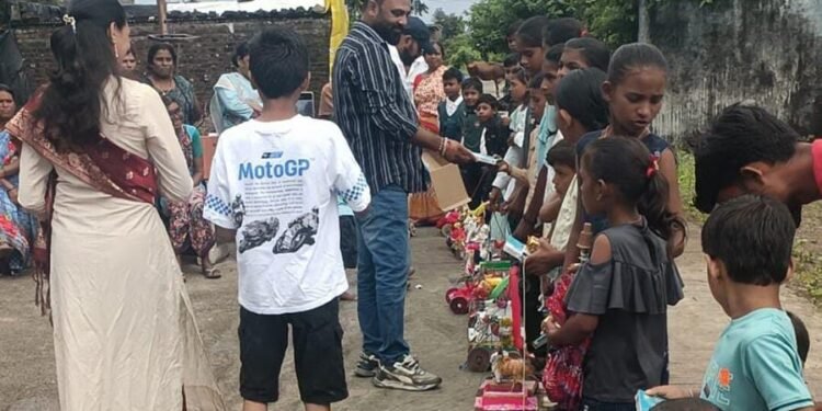 हिंगणघाट तालुक्यातील चिंचोली (सिं) येथे तान्हा पोळा उत्साहात साजरा.