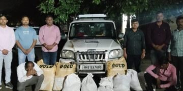 वर्धा गुन्हे शाखा तर्फे पोलीस स्टेशन हिंगणघाट हद्दीत जोरदार कारवाई प्रतिबंधीत सुगंधीत तंबाखुचा लाखोच्या माल जप्त.