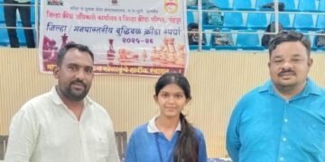 इन्फंट ची प्रिन्सी बरई जिल्हास्तरीय बुद्धिबळ स्पर्धेत प्रथम, विभागीय स्तरावर करणार जिल्ह्य़ाचे नेतृत्व.