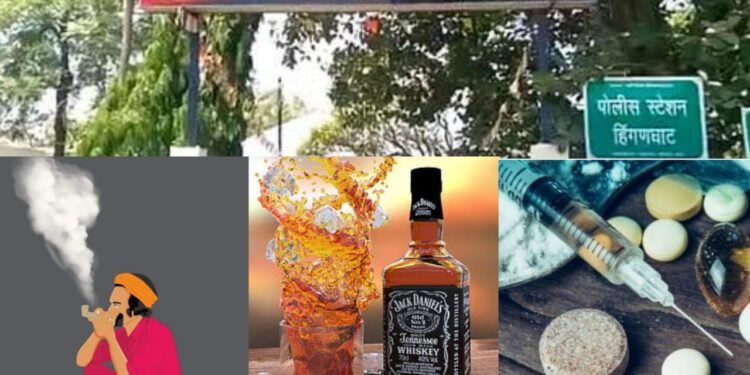 अवैध व्यवसायाचे केंद्र ठरत आहे हिंगणघाट, तालुक्यातुन होते वाळू व दारू तस्करी.