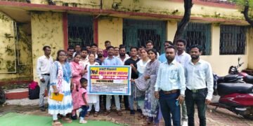 अहेरीत कंत्राटी शिक्षकांचे बेमुदत  काम बंद आंदोलन सुरु.