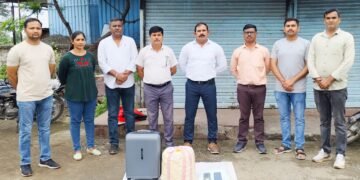 गांजा अंमली पदार्थाची विक्री करीता वाहतुक करणा-या महिला गुन्हेगारावर स्थानिक गुन्हे शाखेची धडक कार्यवाही.