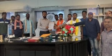 एटापल्ली तालुक्यातील वनपट्टाधारक शेतकऱ्यांना धान बोनस तात्काळ द्या, अन्यथा शिवसेनेचे तीव्र आंदोलन.