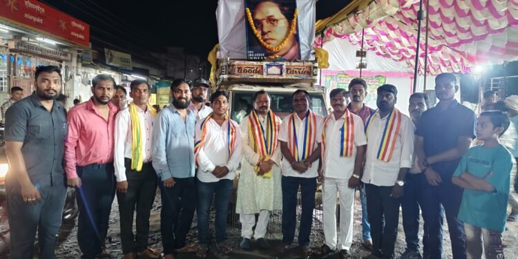 अहेरी धम्मचक्र परिवर्तन दिन रॅलीला उत्स्फूर्त प्रतिसाद.