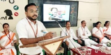 भारत विद्यालय हिंगणघाट येथे राष्ट्रपिता महात्मा गांधी व लालबहादूर शास्त्री जयंती उत्साहात साजरी.