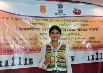 राजुरा इन्फंटच्या प्रिन्सि बारईची बुद्धिबळात राज्यस्तरावर निवड.