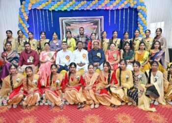 कल्याण नर्सिंग कॉलेज राजुरा येथे जीएनएम च्या नवागत विद्यार्थ्यांचे फ्रेशर्स पार्टी उत्साहात संपन्न.