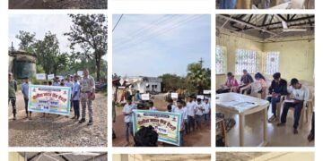 दादालोरा खिडकीच्या माध्यमातून एक गाव एक वाचनालय कार्यक्रम संपन्न.