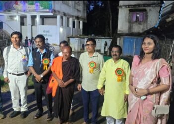 चामोर्शी तालुक्यातील अरण्यवास बुद्ध विहार,नाला संगम कोठरी येथे  वर्षावास समापन सोहळा संपन्न.