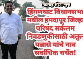 हिंगणघाट विधानसभा मधील हमदापूर जिल्हा परिषद सर्कलम निवडणुकीसाठी अतुल पन्नासे यांचे नाव सर्वाधिक चर्चेत!