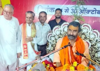 हिंगणघाटमध्ये भागवत कथा महोत्सवाचा धार्मिक उत्साह, श्री सुरेशशरण शास्त्रींच्या मधुर वाणीने भाविक मंत्रमुग्ध