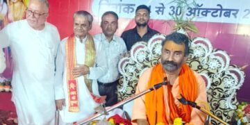 हिंगणघाटमध्ये भागवत कथा महोत्सवाचा धार्मिक उत्साह, श्री सुरेशशरण शास्त्रींच्या मधुर वाणीने भाविक मंत्रमुग्ध