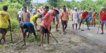 टिकेपल्ली गाव स्वच्छतेचा आदर्श ग्रामस्थांच्या श्रमदानातून ‘स्वच्छ ग्राम, सुंदर ग्राम’ संकल्पना साकार.